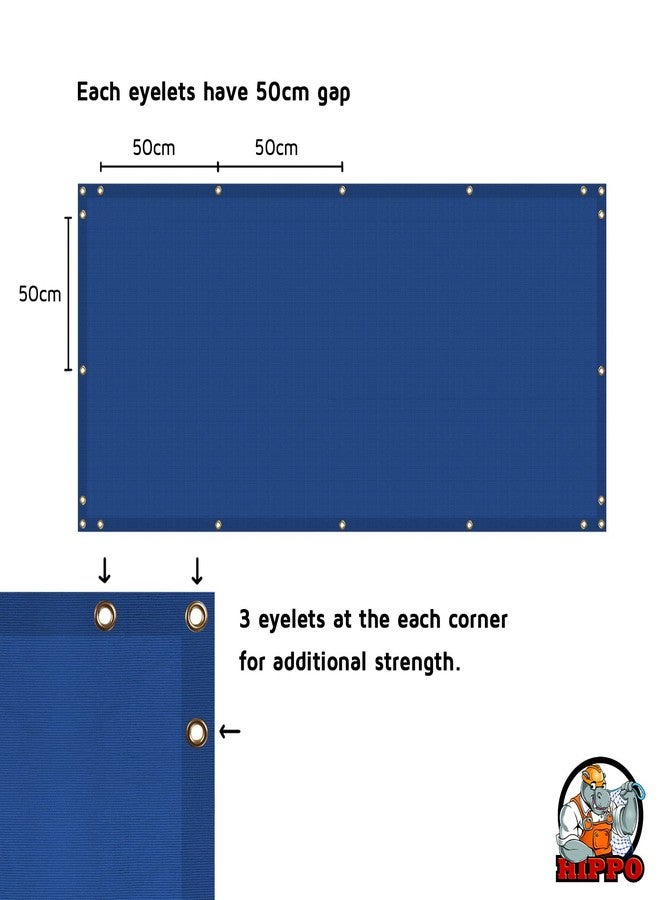 HIPPO Baby Safety Net for Balcony & Staircase Railing Guard for Kids Safety Banister for Toddler Stairway Safety Net Protector (Blue, 0.8MTX4MT) - Image 5