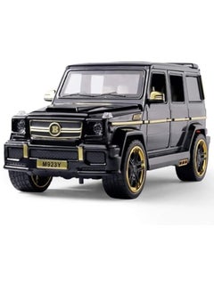 CHE ZHI 1:24 Scale Die-Cast Mercedes-benz G65 Model Die-cast Pull Back Car Zinc Alloy Children's Toy with Real Sound and Lights 