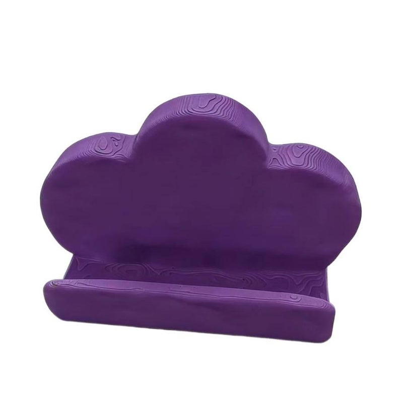 Phone Holder Cloud Desktop Cute Tablet in Black for Phone and Tablet Fit for Daily Use - Image 1
