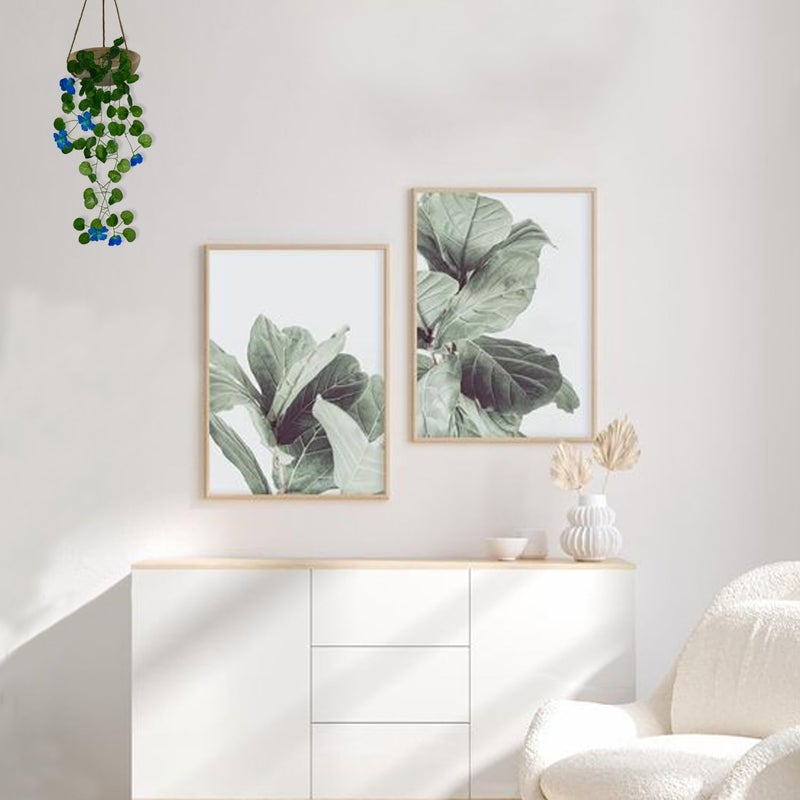DecoreBugs Artificial Flower Plants Leaves Hanging Ivy Garlands Plant Greenery Vine Creeper Home Decor Door Wall Balcony Decoration Party Festival Craft (Pack of 1) - Image 5