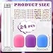 Newtay 24 Pcs Microphone Candy Tubes Kpop Themed Birthday Party Decor 10 Fake Plastic Microphone Prop Toy with Stickers for Karaoke Disco Singer Stage Favors Candy Not Included PurplePinkBlue - Image 4