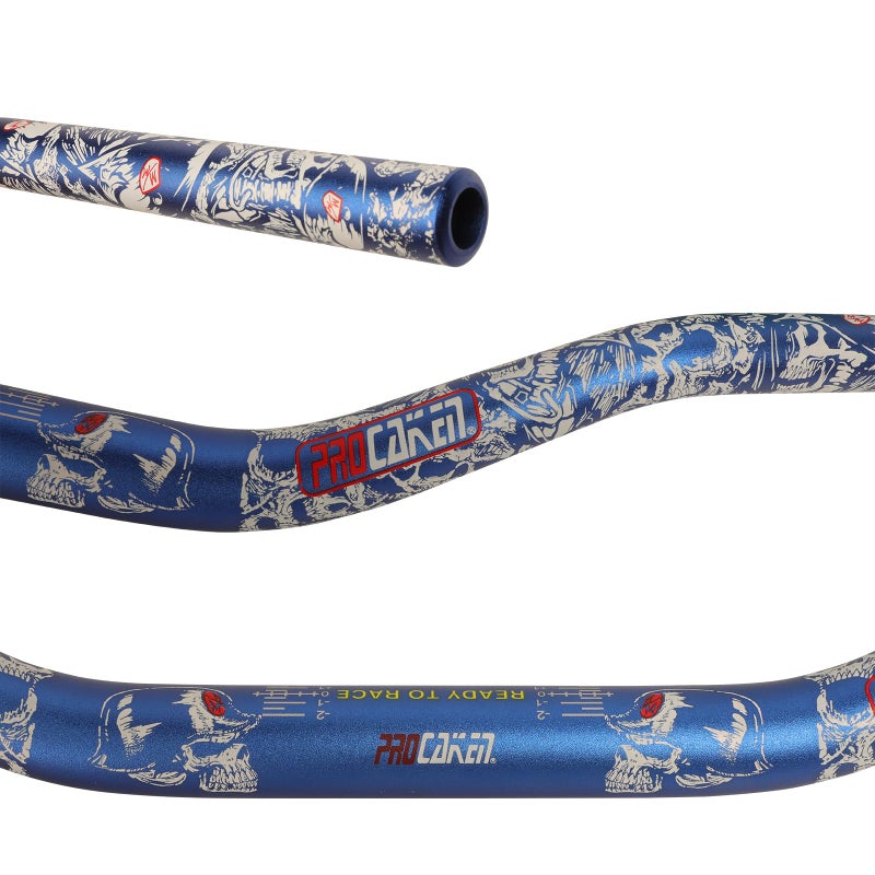 PRO CAKEN Universal 1 1/8" 28mm Handle Bar for CRF KLX KX LTR TRX SX SXF EXC XCW Motocross Pit Dirt Bike Scooter ATV Quad Bike Grizzly Hawk 250 Bicycles Blue - Image 5