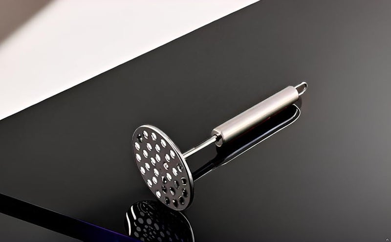 DHAVL Kavid Stainless Steel Potato Masher Vegetable Masher Paav Bhaji Masher for Kitchen Tool Silver Pack of 1 - Image 5