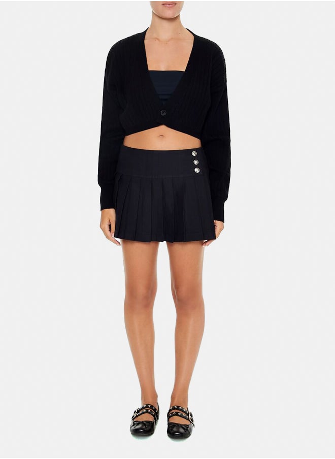 FOREVER 21 - Cropped Cardigan Sweater - Image 1