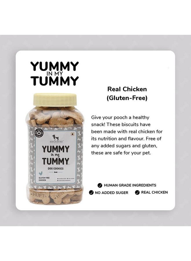 Heads Up For Tails Dog Biscuits Non Veg (Gluten Free Chicken 320 GMS Each) - Pack of 2 - All Life Stages - Image 2