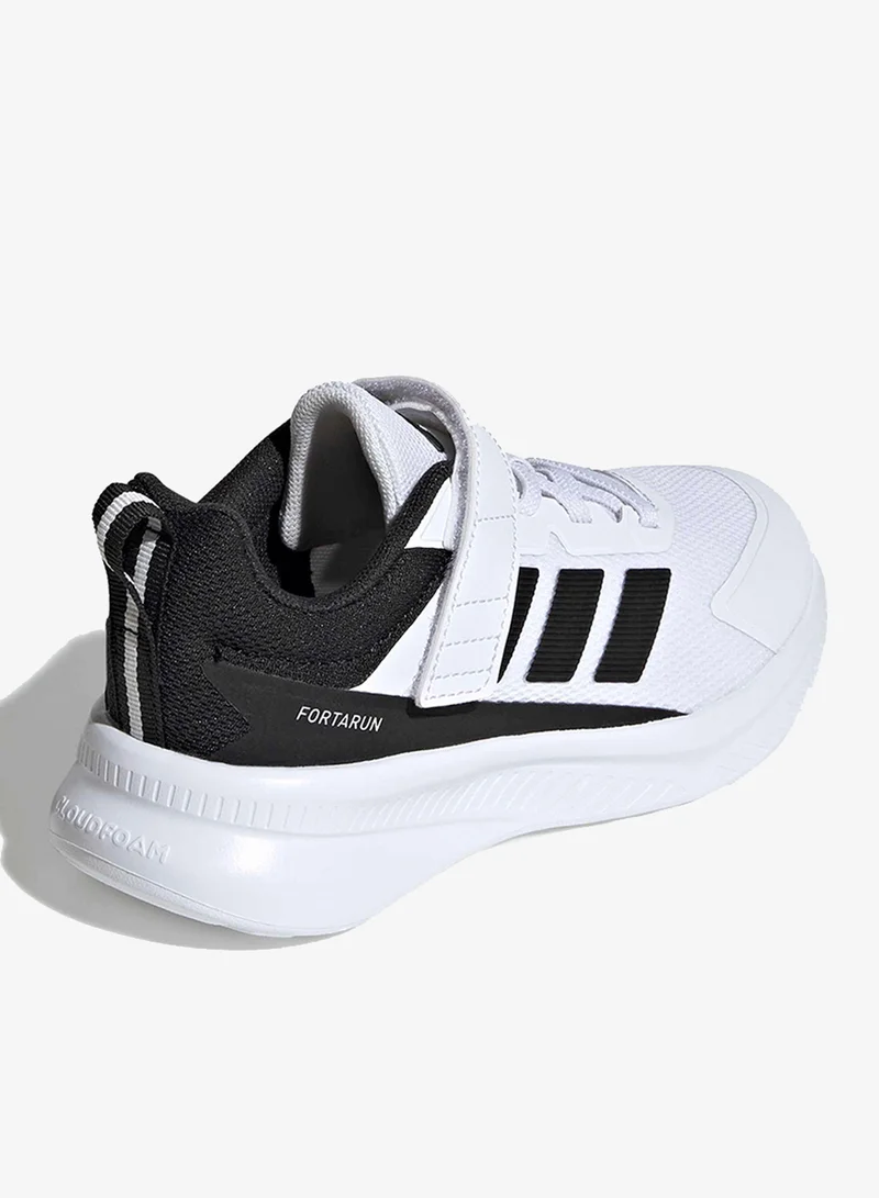 Adidas FTWWHT/CBLACK/FTWWHT Kids Fortarun 4.0 El  | Best Price UAE
