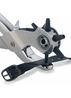 Eenty Eenty Heavy Duty Rotary Puncher Multi Hole Sizes Make for Leather Hole Punch for Belts Watch Bands Straps Dog Collars Saddles Shoes Silver  - Image 4