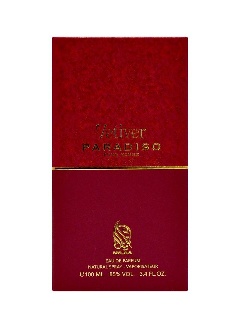 NYLAA Vetiver Paradiso Eau De Parfum(EDP) 100ML | Premium Perfume for Men | Long Lasting Fragrance | Daily Use Perfume - Image 4