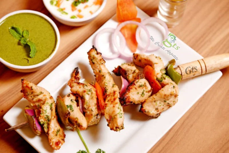 GTS GTS Steel Grill for Chiken Long Steel Rods with Wooden Handle for Easy Making Chicken Tandoor Paneer Tikkas Seekh Kabab Etc 2  - Image 2