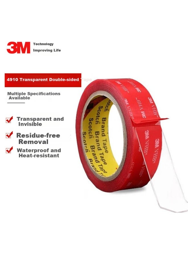 3M 3M Strong Transparent High Temperature Resistant Double-Sided Tape Etc Car Mobile Phone Holder Width 30Mm * Length 3M - Image 1