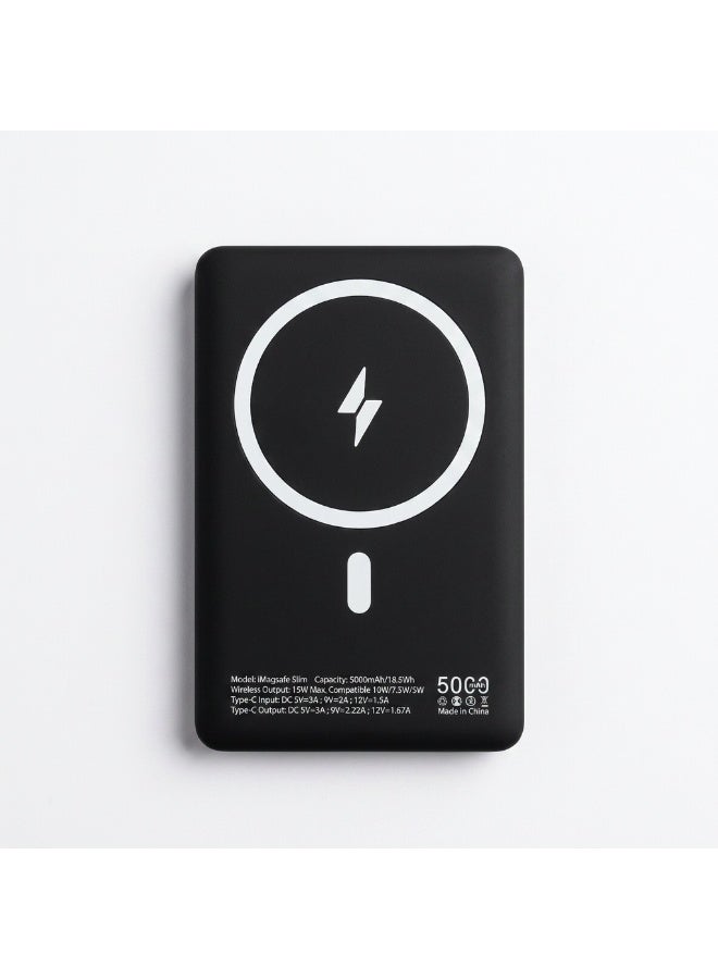 OALE iMagsafe Slim Magnetic Power Bank, 5000mAh, 20W PD Fast Charging Wireless MagSafe Charger - Image 4