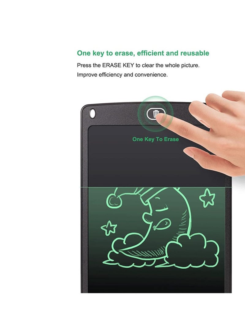 FEND 8.5 Inch LCD Writing Tablet With With Replaceable Battery and Remove Button Red  - Image 2