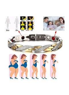 SYOSI Elegant Magnetic Therapy Fit Plus Bracelet, Slimming Weight Loss Anti-fatigue Magnetic Bracelet for Men Women  - Image 3