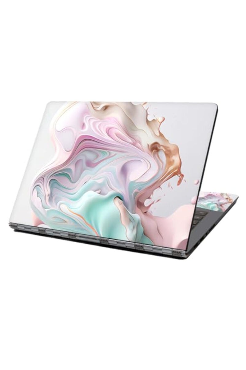 Baocool Laptop Skin Sticker Decal, 12" 13" 13.3" 14" 15" 15.4" 15.6 inch Laptop Skin Sticker Cover Art Decal Protector Notebook PC (Colorful Marble 1) - Image 2