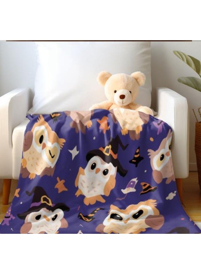 general Baby and children's cartoon flannel thin blanket (warm and comfortable, suitable for sleep, game use) 70cm*100cm - Image 2