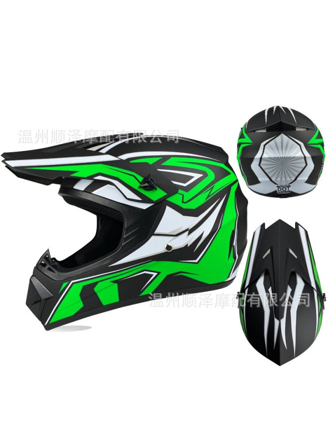 Specially Designed For Electric Vehicles, Beach Off-road Helmets, Mountain Downhill Cool Full-face Helmets For Kidsren And Teenagers, Go-kart Safety Helmets