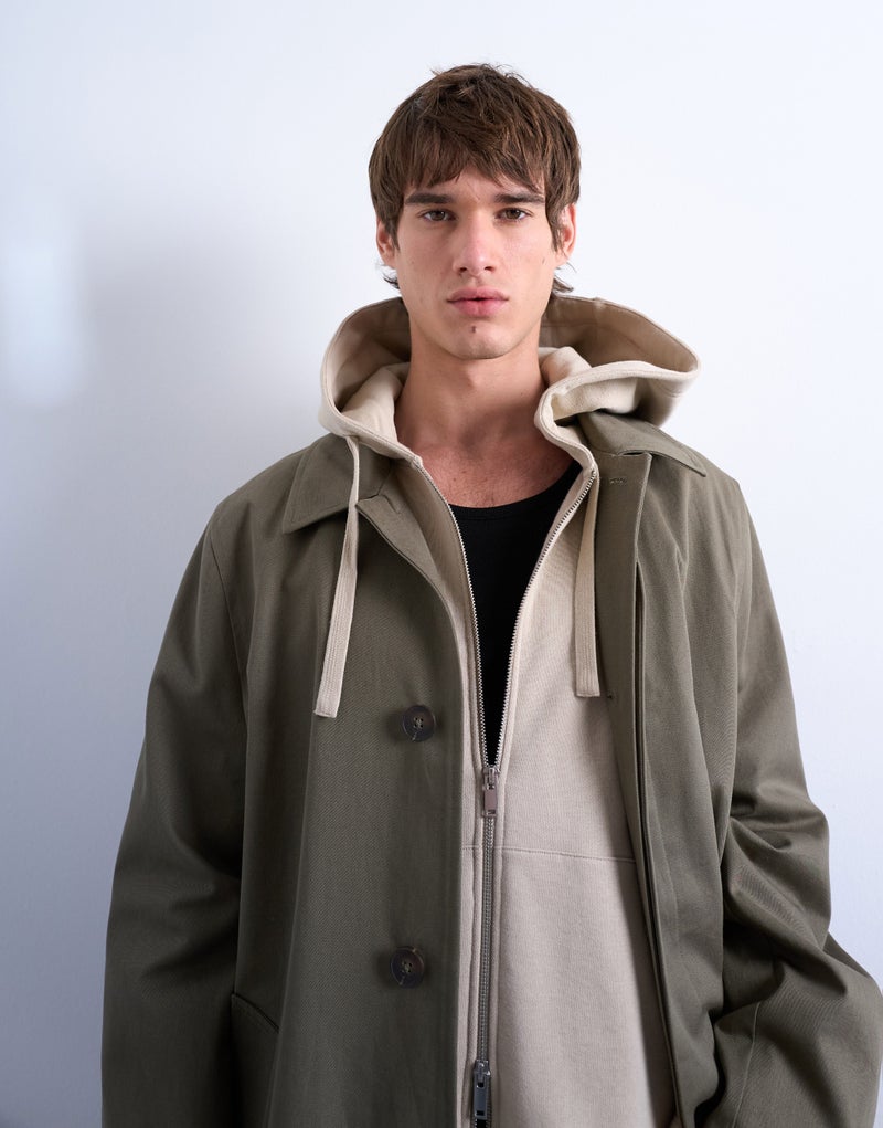 TOPMAN oversized fit zip through hoodie - Image 4