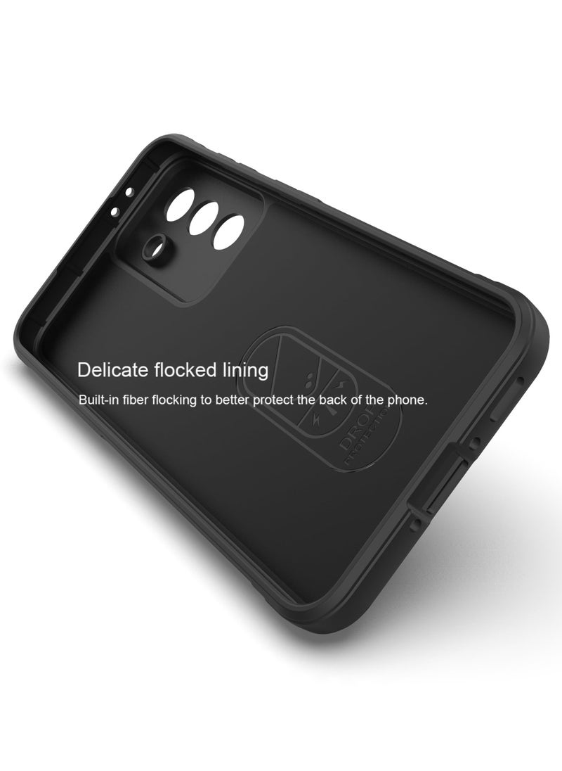Generic - Premium Protection Back Silicone Case Compatible with Samsung Galaxy A56 Magic Shield Shockproof Case with Camera Protection (Black) - Image 1