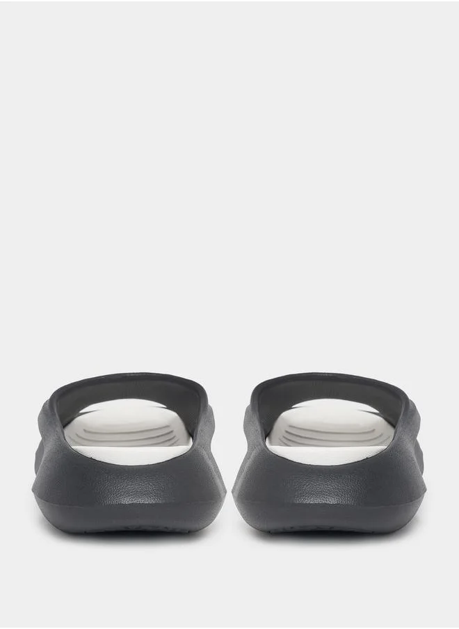 Styli Abstract Cut-Out Platform Sole Slides