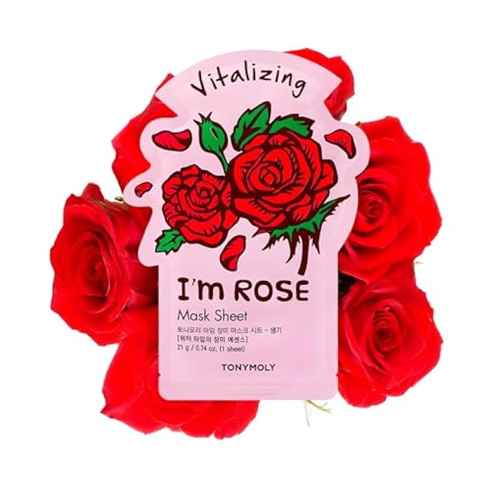 TONYMOLY I'm Real Sheet Mask, Korean Skin Care Face Mask , Hydrating & Moisturizing Skincare, Vitamin Infused Facial, Soothes Skin - Image 1