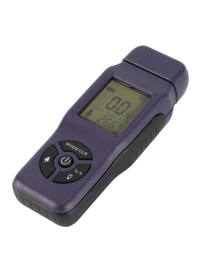 Thoraya Professional Handheld Digital Wood Moisture Meter Portable LCD Display Wood Humidity TesterPurple  - Image 2