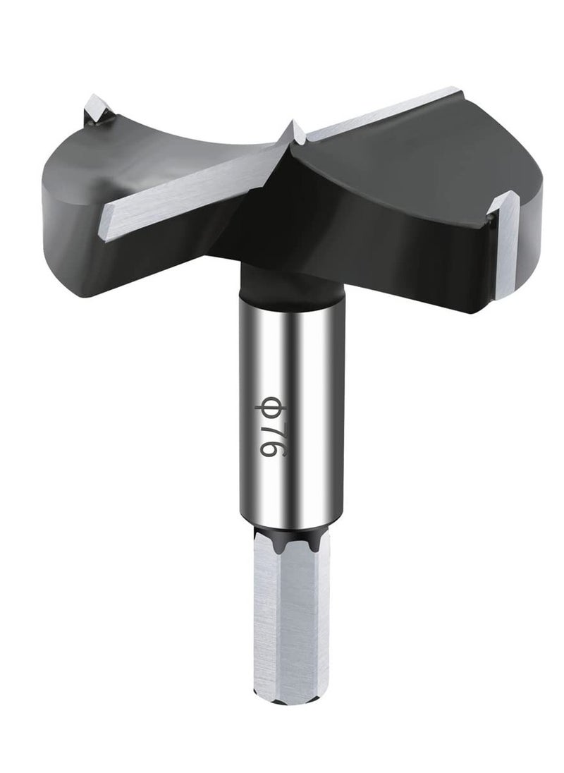 SYOSI - SYOSI Carbide Forstner Drill Bit, 3Inch Carbide Tipped Forstner Drill Bit, Wood Drilling bit Set Woodworking Hinge Cutter Tool Kits for Wood Plastic Plywood - Image 1