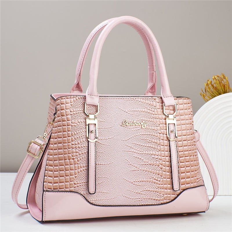 Handbag Women'S Fashionable New Trendy Crossbody Bag Large Capacity Retro All-Match Style Shoulder Bag Texturized - Image 1