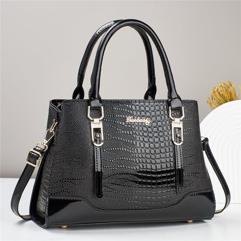 Handbag Women'S Fashionable New Trendy Crossbody Bag Large Capacity Retro All-Match Style Shoulder Bag Texturized - Image 2