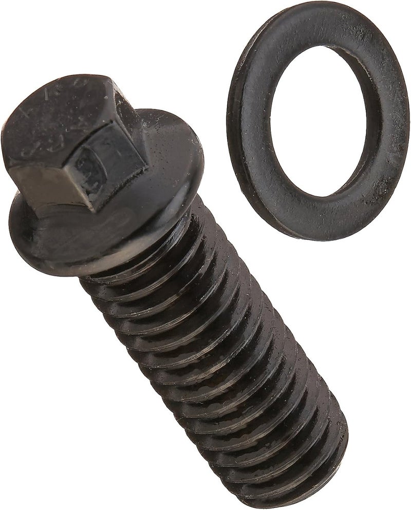 100-1110 1001110 Header Bolts With Hex Style Heads, Chrome Moly Steel With Black Oxide Finish, Set Of 16