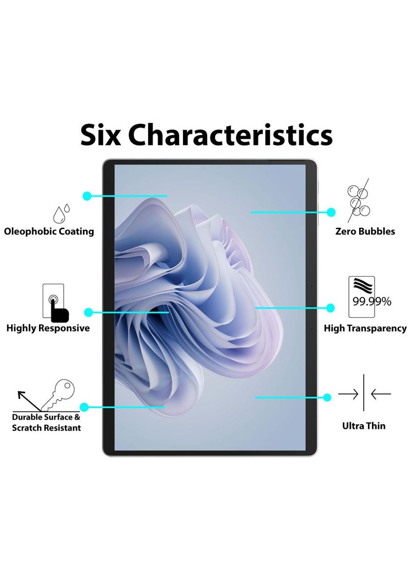1 Pieces HD Scratch Proof Screen Protector Tempered Glass Compatible with Surface Pro 9 13-inch Tablet Protective Film - Image 3