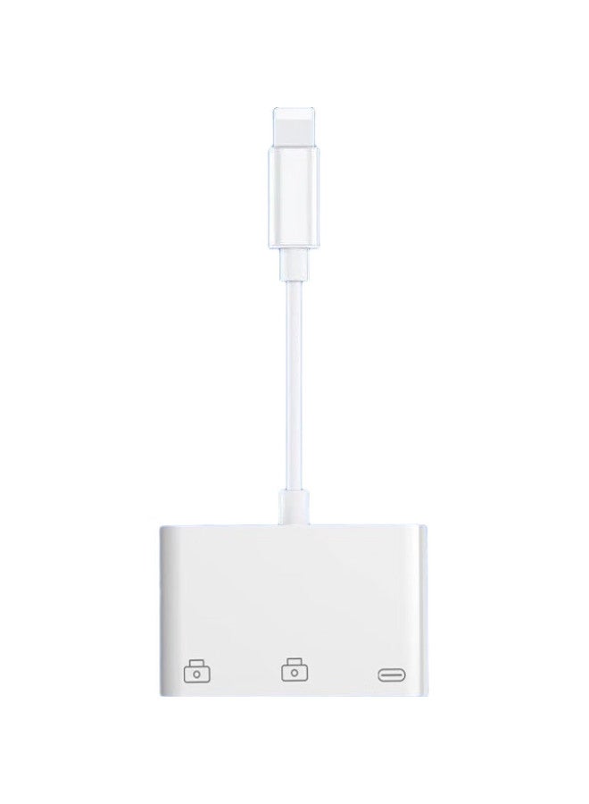 Jowoye Apple Otg Adapter, Iphone/Ipad Conversion Cable, Mouse Keyboard, Usb Drive, Hard Drive, Camera, Sound Card, Microphone, Charging, Lightning To Usb Converter - Image 3