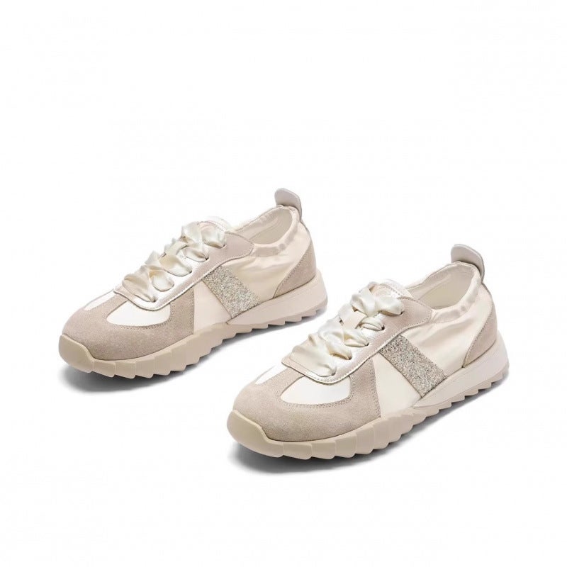 Retro Moral Training Shoes For Women Breathable Soft-Soled Forrest Gump Shoes Casual Breathable White Shoes Versatile Sneakers - Image 4