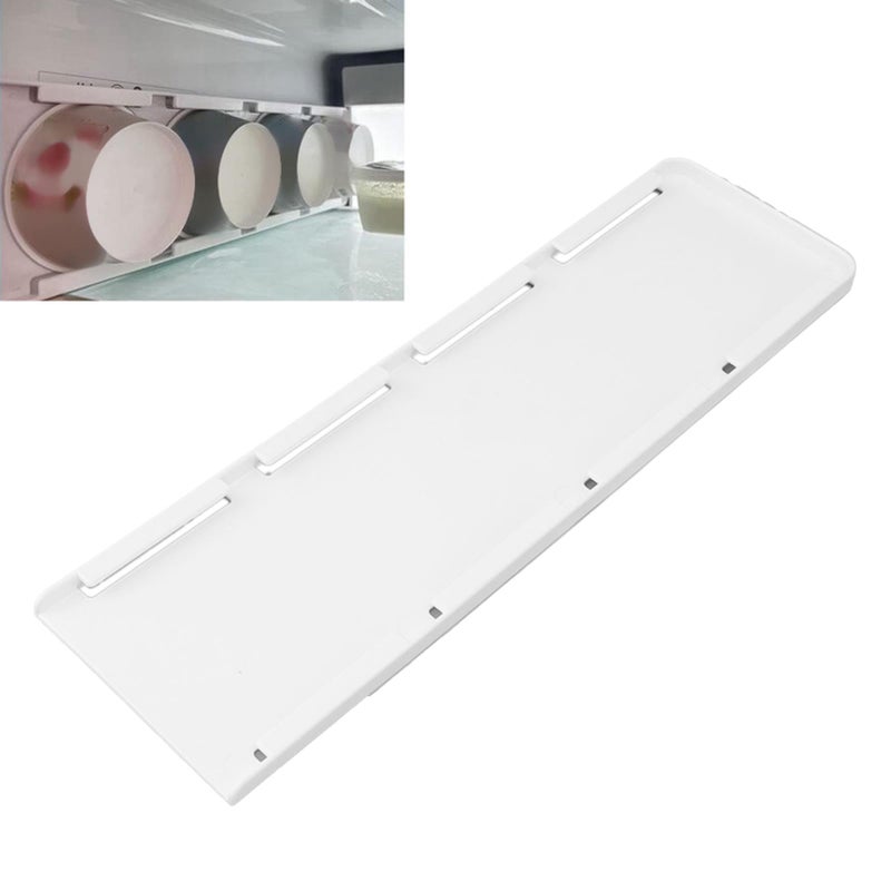 Fridge Organizer With 4 Jars Holder And Yogurt Slide Control For Small Refrigerators - Image 3