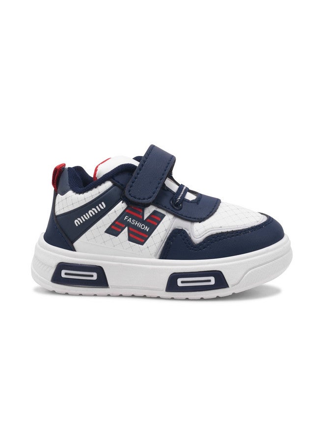 KATS MiiNii Unisex Kids Colourblocked Sneakers with Velcro Fastening - Image 3