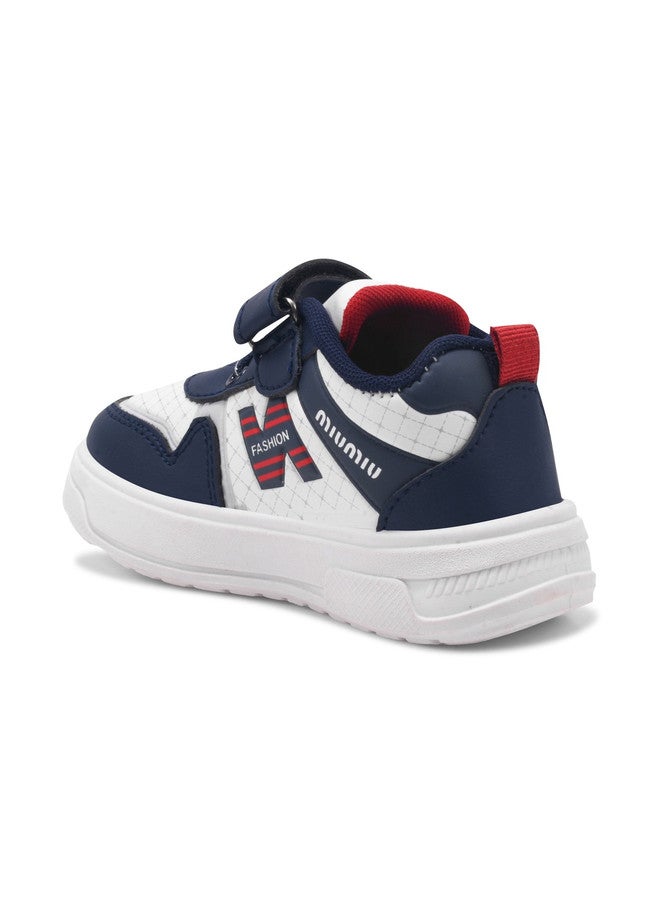 KATS MiiNii Unisex Kids Colourblocked Sneakers with Velcro Fastening - Image 4