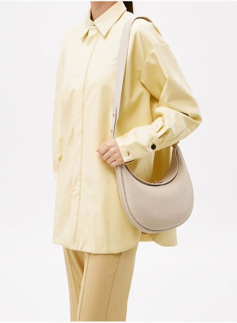 سونغمونت حقيبة القمر متوسطة الحجم من سلسلة Songyue حقيبة الغضروف المفصلي وحقيبة الهلال للتنقل وحقيبة الكتف تحت الإبط - Image 4