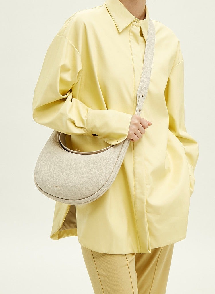 سونغمونت حقيبة القمر متوسطة الحجم من سلسلة Songyue حقيبة الغضروف المفصلي وحقيبة الهلال للتنقل وحقيبة الكتف تحت الإبط - Image 3