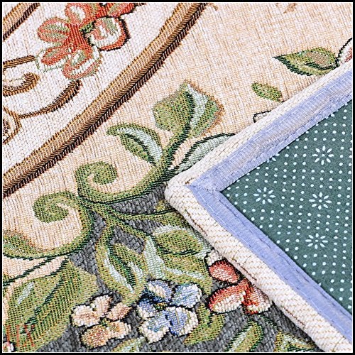 Ukeler Vintage Traditional & Modern Rugs Home Decor Collection Floral Design Large Carpet (47.2''x71'', Rural Flower) - Image 5