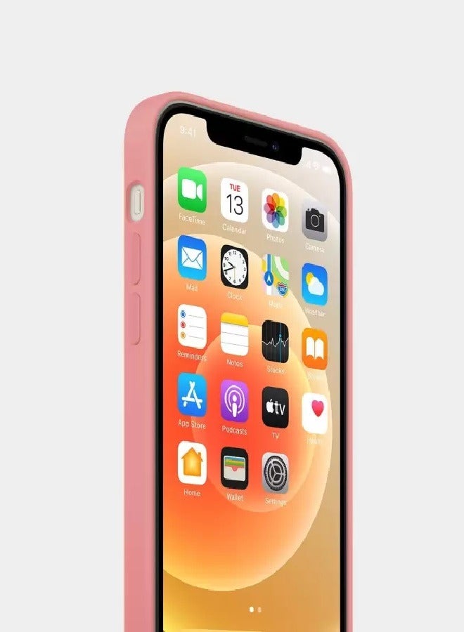 Apple iPhone 15 Pro Max Silicone Case with MagSafe  PINK - Image 2