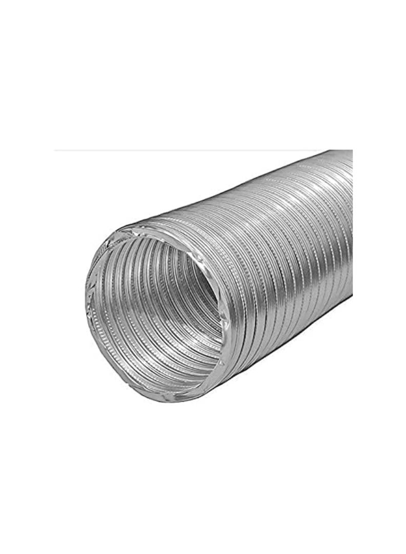 KNP Aluminum Rigid Flexible Duct is a versatile ducting solution designed for efficient air movement in HVAC systems ventilation and exhaust applications With a diameter of 12 inches this duct is constructed from high quality aluminum providing excellent durability and resistance to heat and moisture. - Image 3