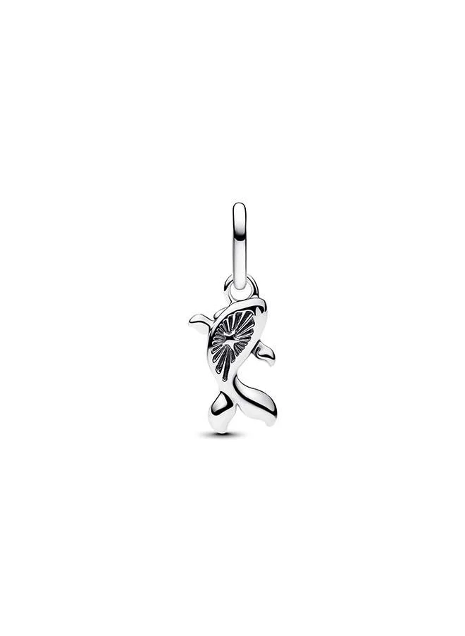 PANDORA Red Murano Glass Koi Fish Mini Dangle Charm