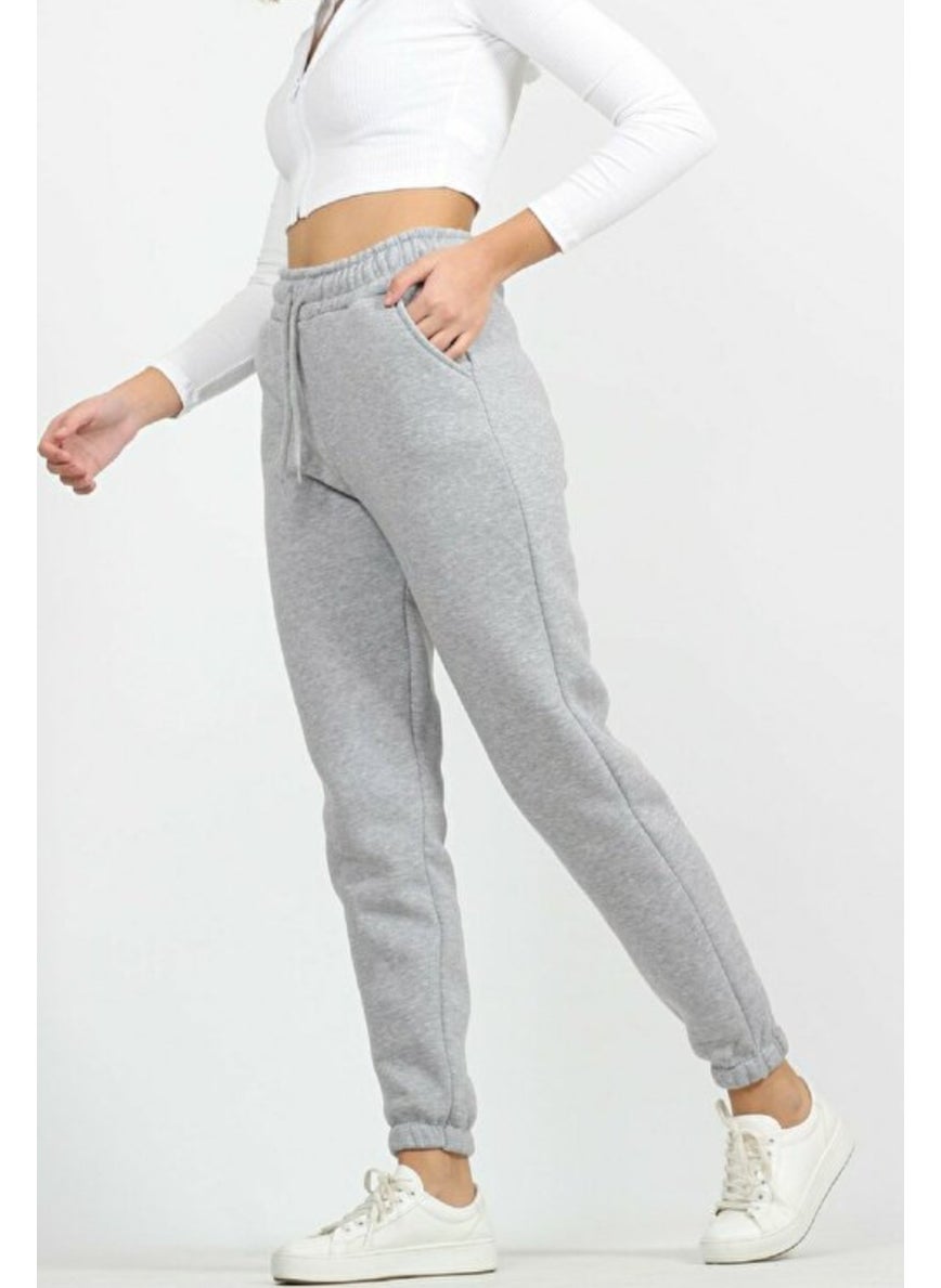 Thick Winter Sweatpants with 3 Thread Raising, Fleece Inside, Elastic Cuffs - pzsku/Z0F1A4D2060C6C911CDF8Z/45/_/1725724553/841f4f73-f187-4758-9cd1-c082b390fa18