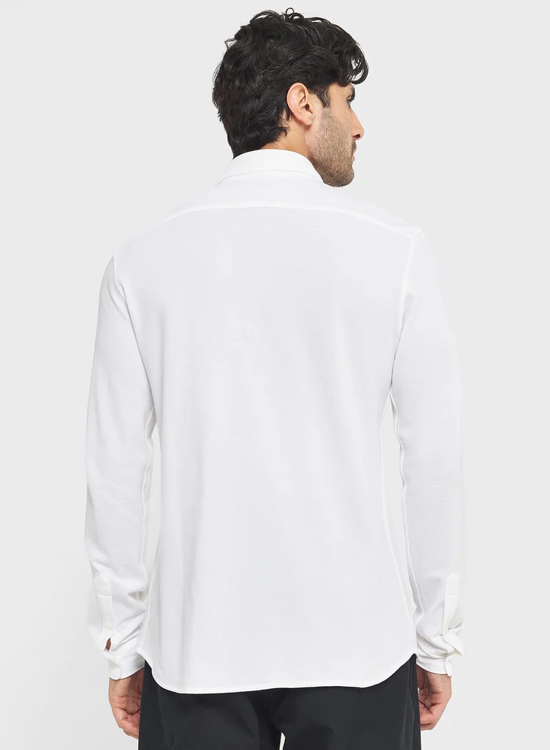 لاكوست Slim Fit Piqué Shirt