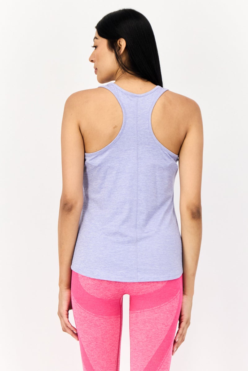 SKECHERS تي شيرت تدريب بلا أكمام للنساء، لافندر - Image 2