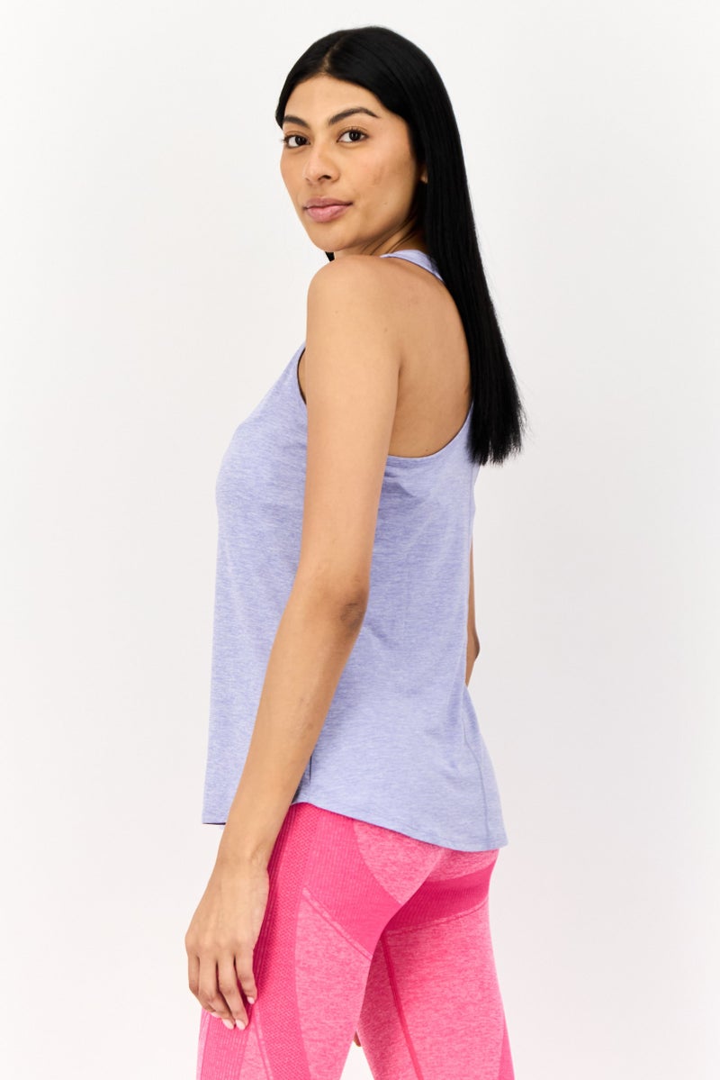 SKECHERS تي شيرت تدريب بلا أكمام للنساء، لافندر - Image 2