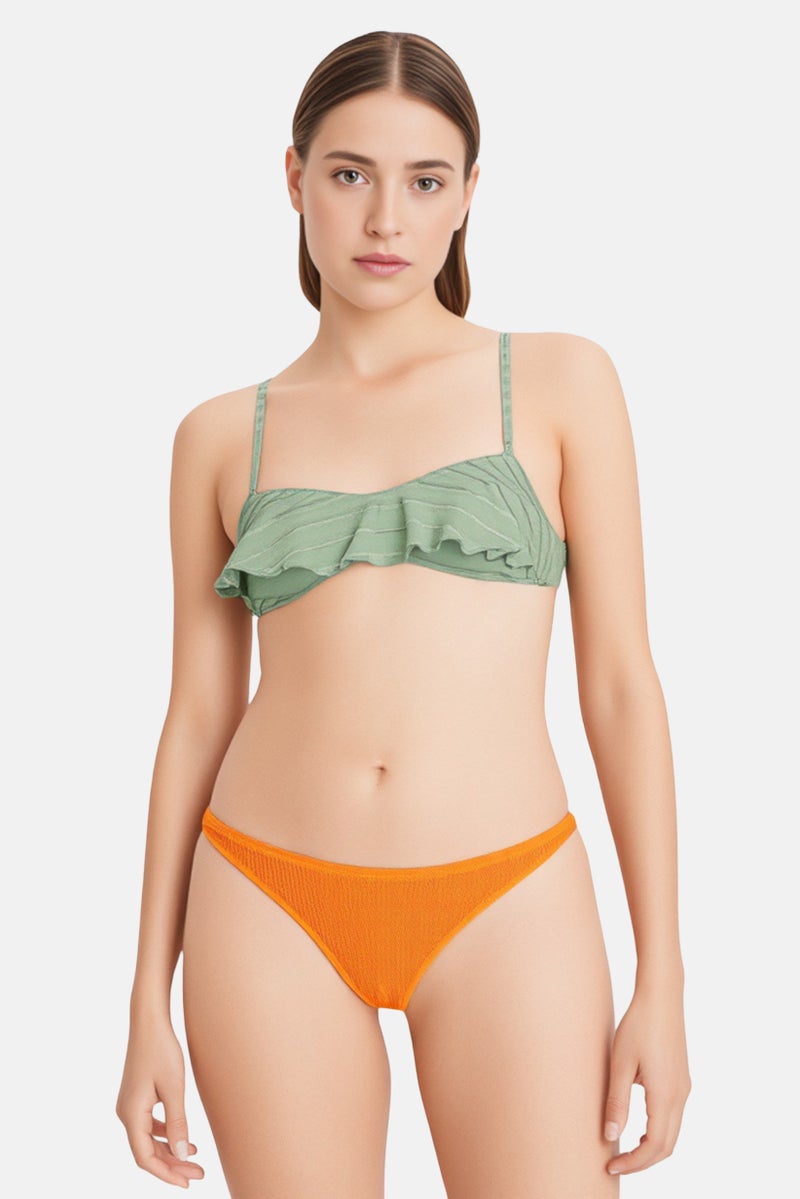 Billabong Women Swimwear Bikini Bottom, Orange - Image 1