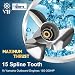 VIF OEM Upgrade Stainless Steel Boat Propeller Compatible with Yamaha 150hp 175hp 200hp 220hp 225hp 250hp F150 F175 F200 F225 Outboard Engines15 Spline Tooth RightHand 15 34 x 13 RH - Image 2