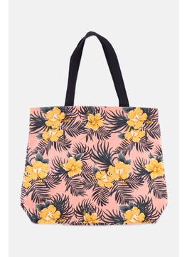 DAKINe Women Floral Tote Bag 45H x 55 L x 17 W Cm, Pink Combo  - Image 2