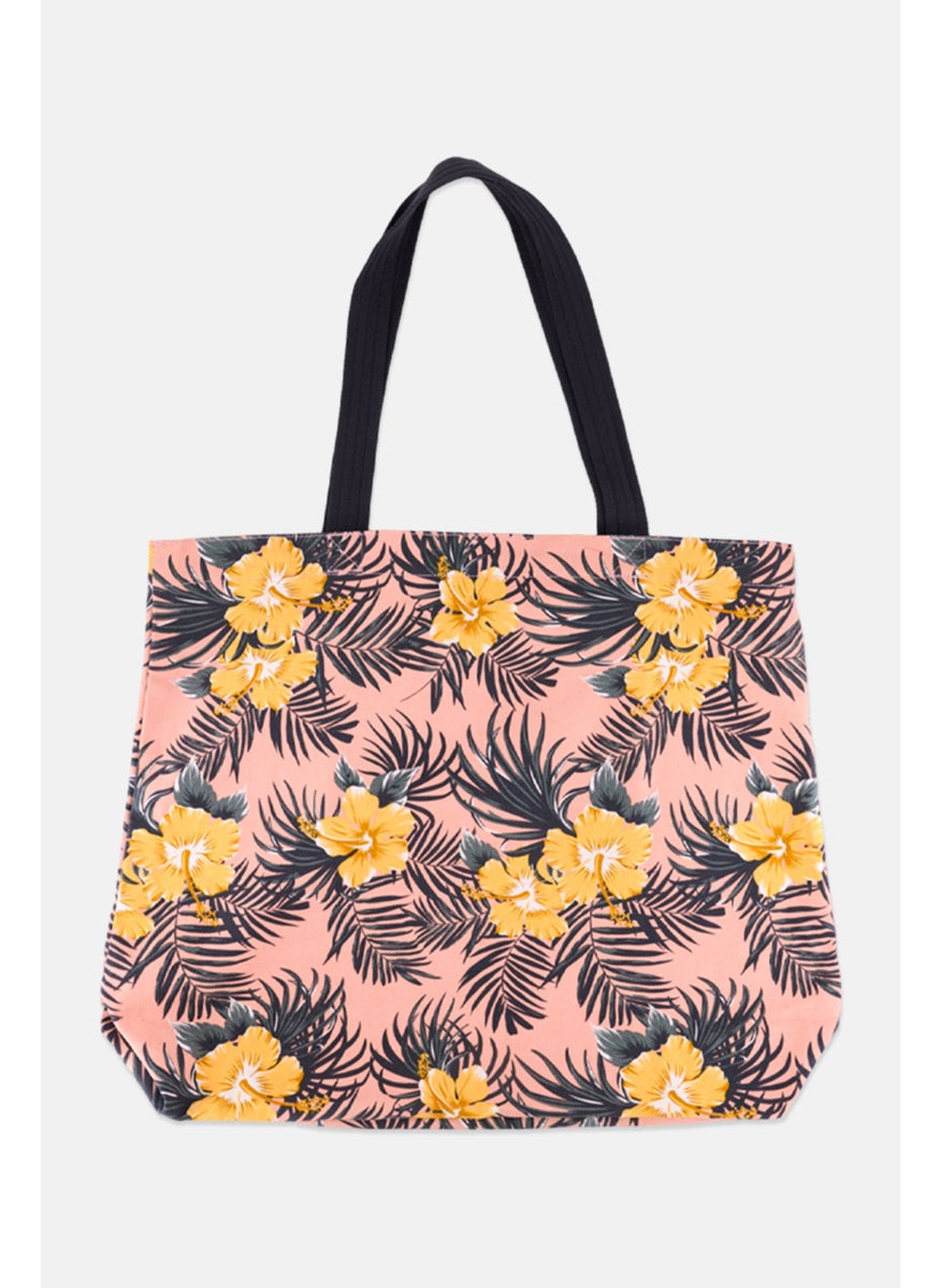 DAKINe Women Floral Tote Bag 45H x 55 L x 17 W Cm, Pink Combo  - Image 2