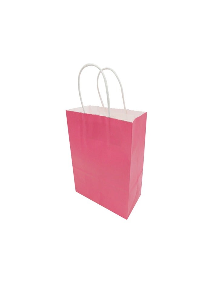بارتي فن كيس هدايا ورقي 10 قطع/باكت مقاس 12x6x15 سم لون وردي - Image 1